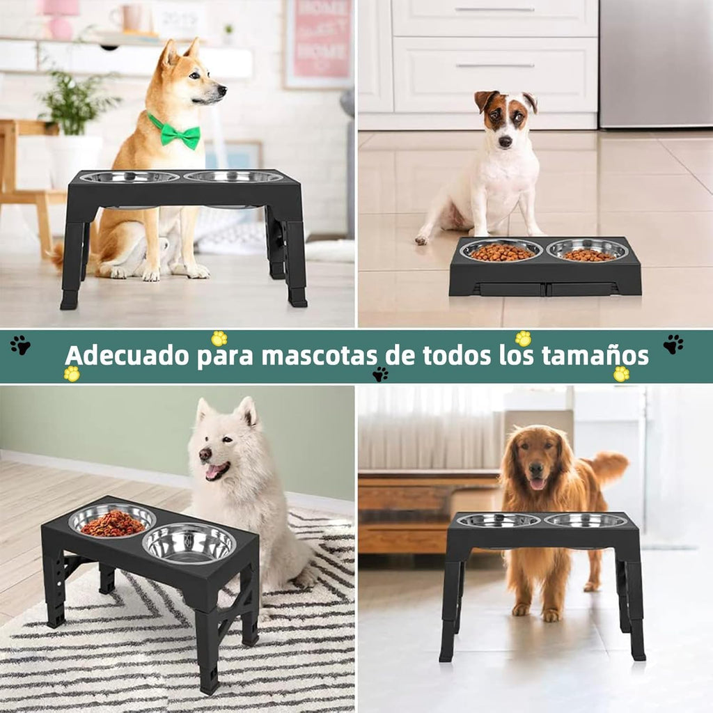 👉 Comedero Inteligente Elevado 3 en 1 para Perros