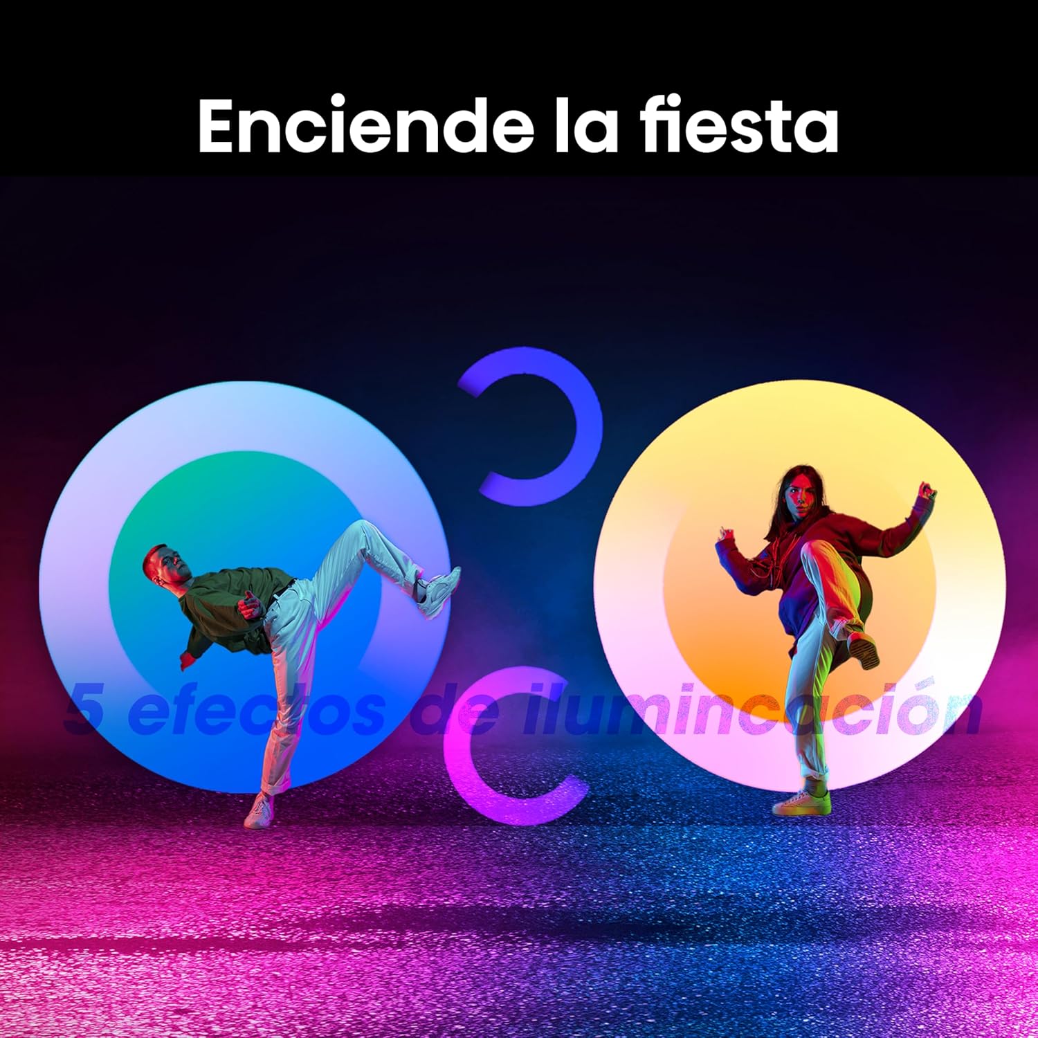 Altavoz Inalámbrico para Fiesta Hisense HP100 Party Rocker – 300W, IPX4, Batería 15 h, DJ & Karaoke