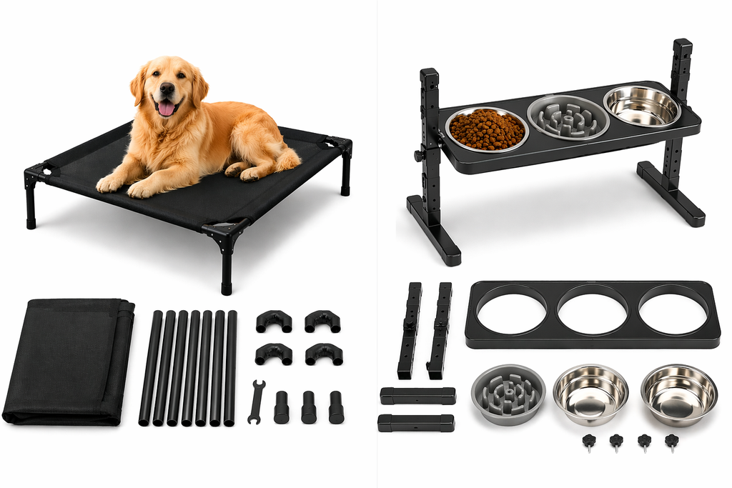 👉 Kit Premium Bienestar Total para Perros (Descanso + Alimentación Inteligente)