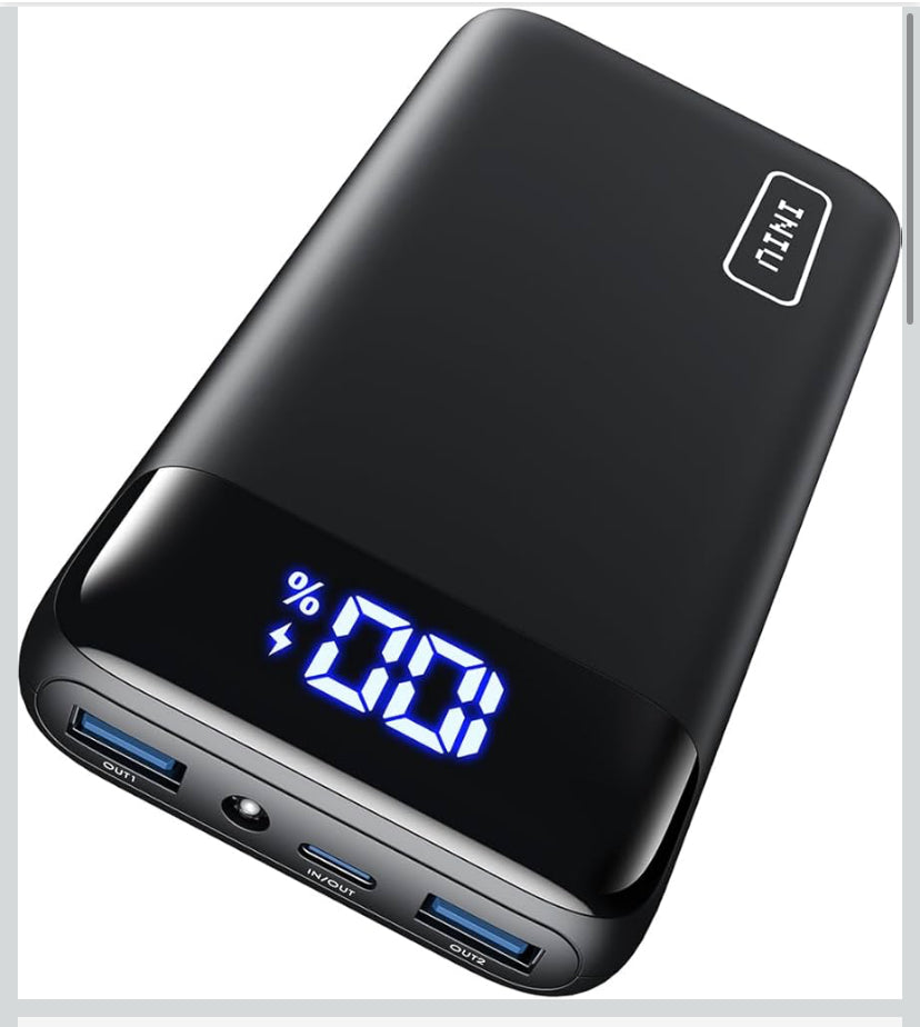 INIU Power Bank 20000 mAh, Bateria Portatil PD 22.5W Cargador Tipo C Carga Rapida