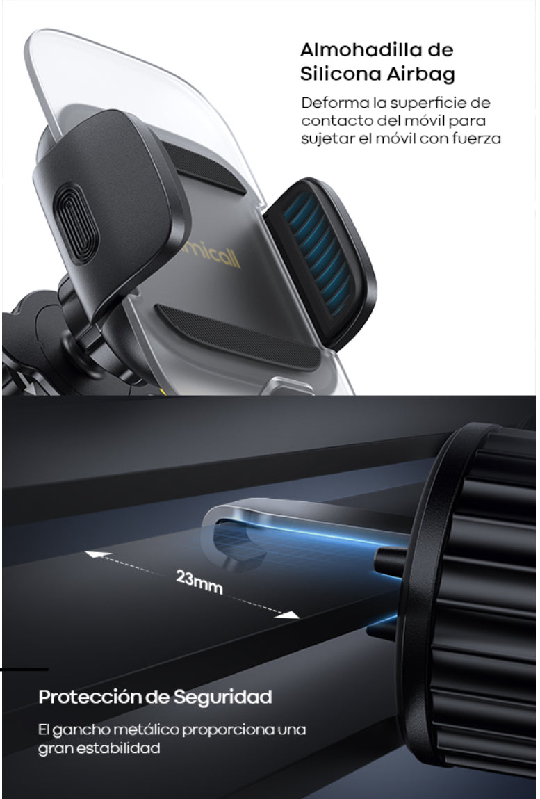 con 3 Modos de Iluminación y 10 Brillo Ajustable & Clip,2500k-9000K Regulable luz con 2000mAh de la batería para el iPhone Tableta