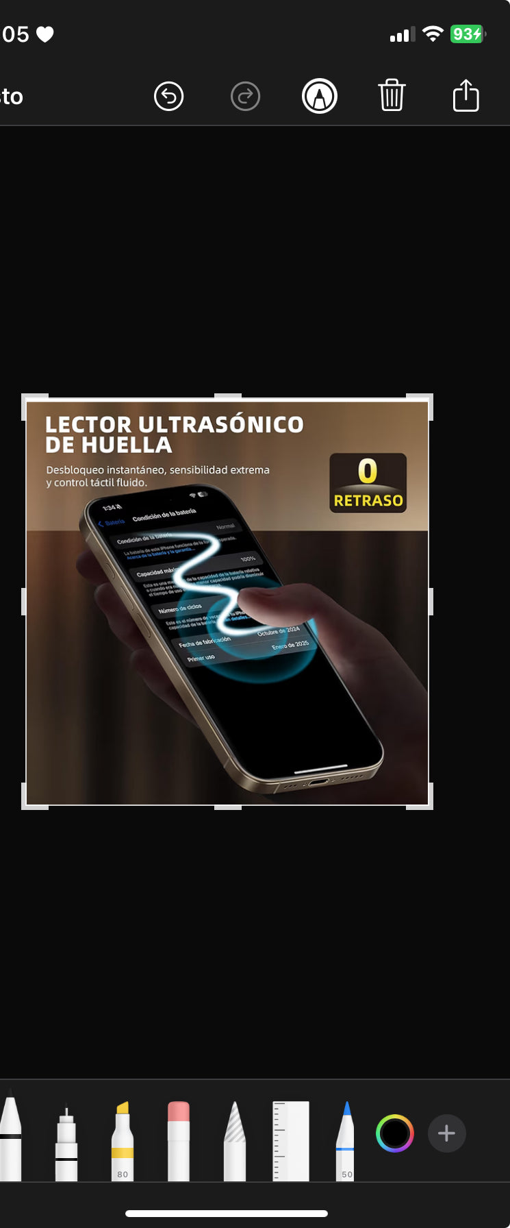 Película protectora de pantalla de vidrio 9h + de 3 piezas para iPhone