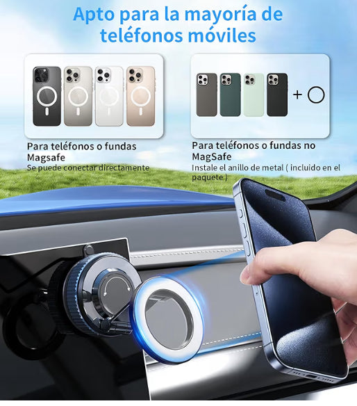 Soporte Magnético para Teléfono Celular de Coche al Vacío