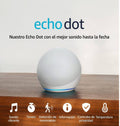 Amazon Echo Dot (modelo más reciente): bocina Alexa con sonido vibrante, ideal para recámaras, comedores y oficinas