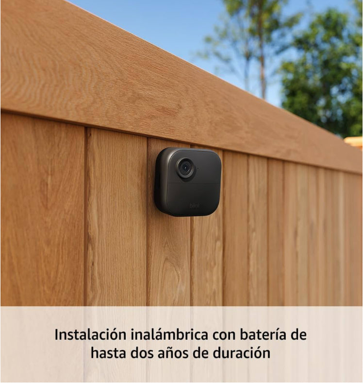 Blink Outdoor 4 (modelo más reciente), Cámara de seguridad inalámbrica inteligente