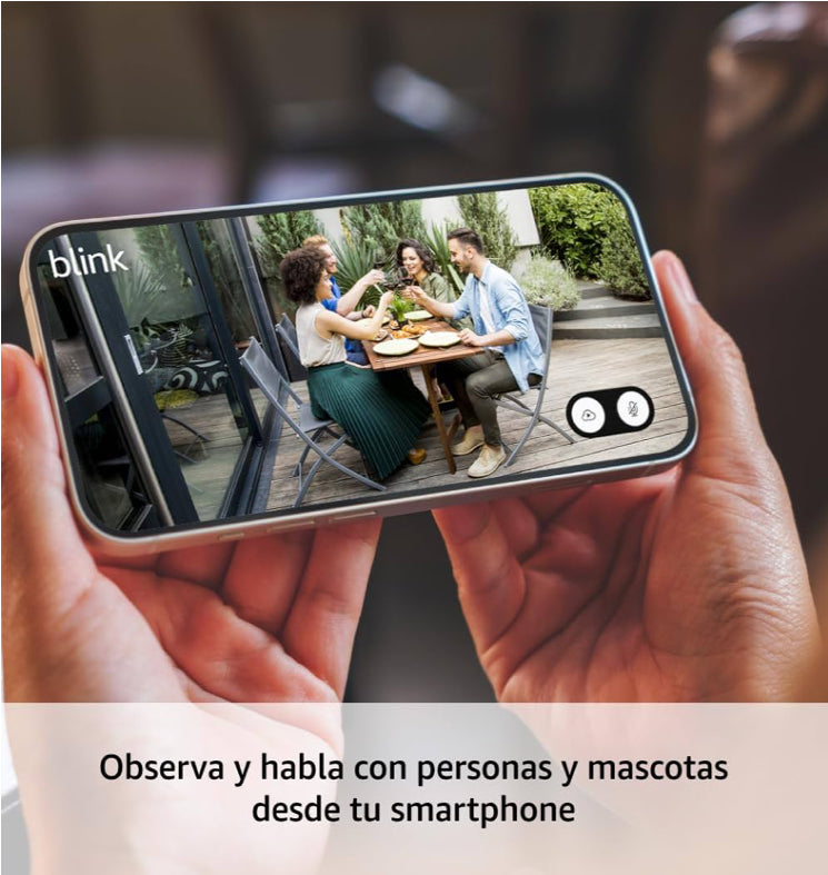 Blink Outdoor 4 (modelo más reciente), Cámara de seguridad inalámbrica inteligente