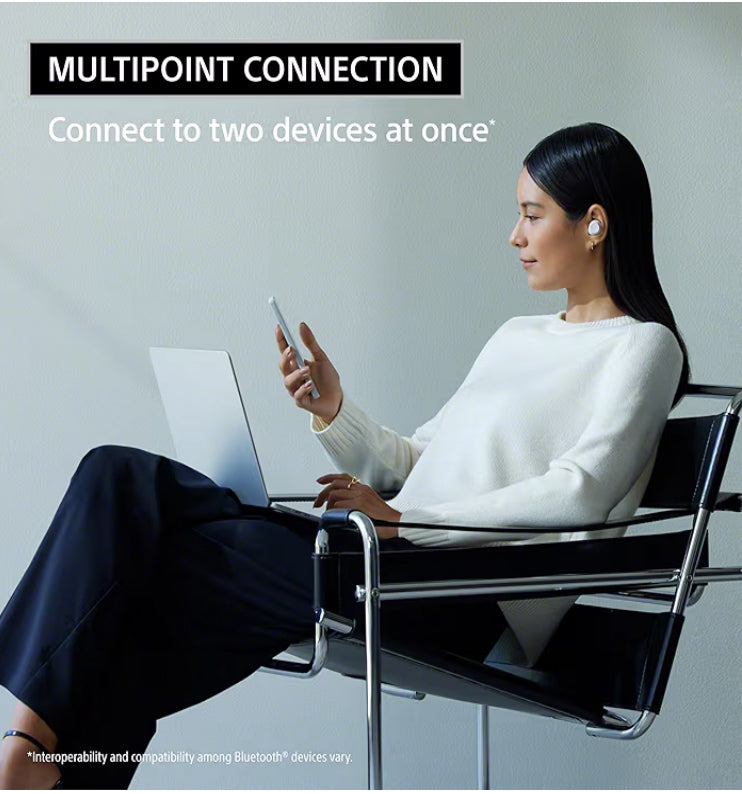 Sony Audífonos inalámbricos con Noise Cancelling Blancos I WF-C710N