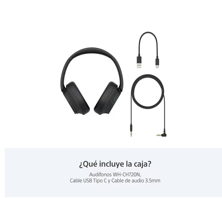 Sony Audífonos inalámbricos WH-CH720N con Noise Canceling