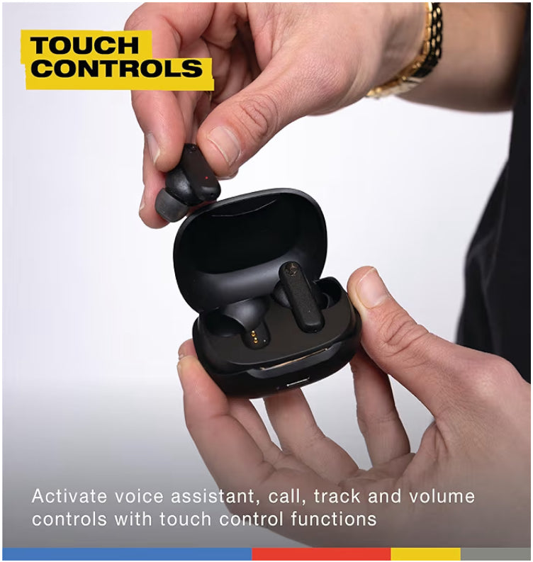 Skullcandy Smokin' Buds Auriculares In-Ear Inalámbricos, 20 h de Autonomía