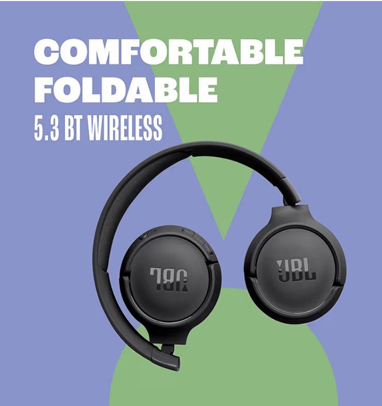 Audífono Inalámbrico Tipo Diadema JBL Tune 520BT, Respuesta de Frecuencia 20-20000Hz