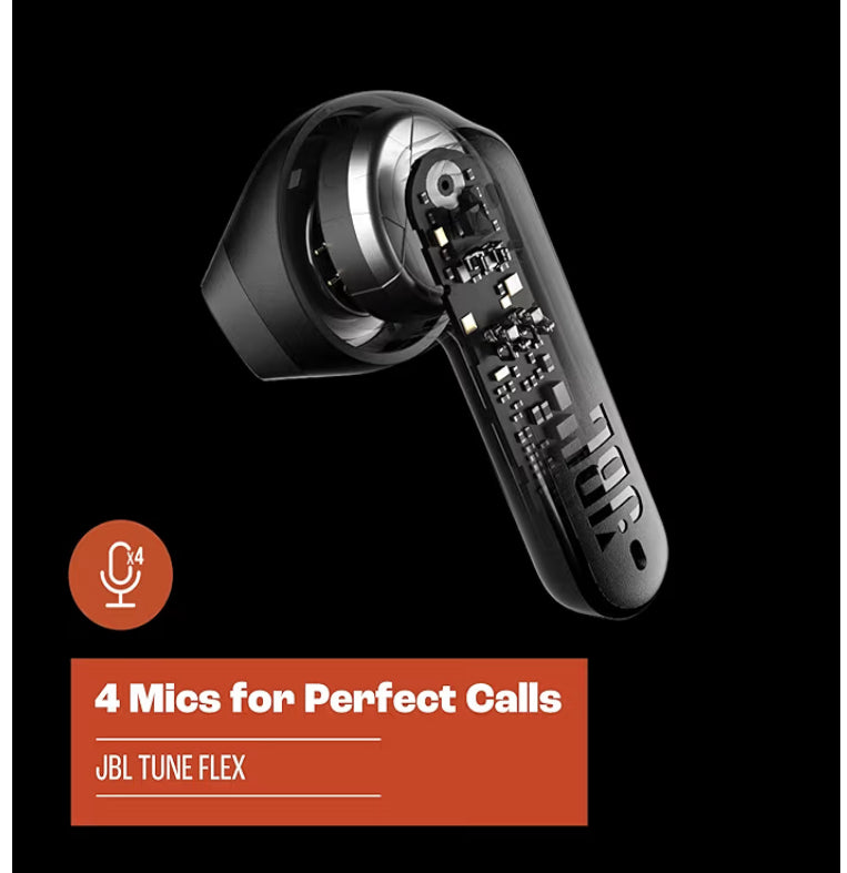 JBL Tune Flex Audífonos Inalámbricos Bluetooth, Drivers 12mm