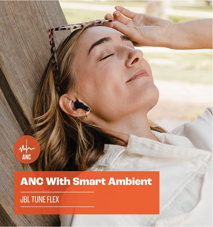 JBL Tune Flex Audífonos Inalámbricos Bluetooth, Drivers 12mm
