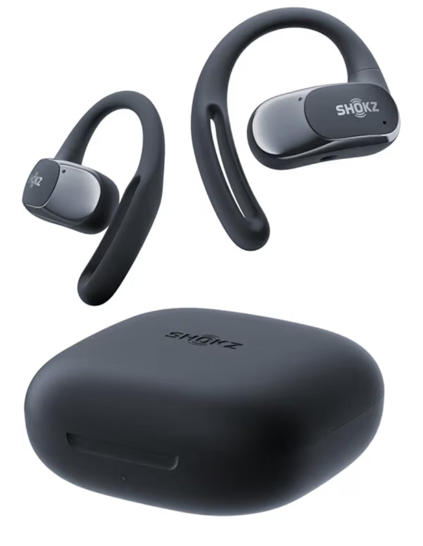 SHOKZ Auriculares Open-Ear OpenFit Air, Auriculares Bluetooth inalámbricos con Micrófono