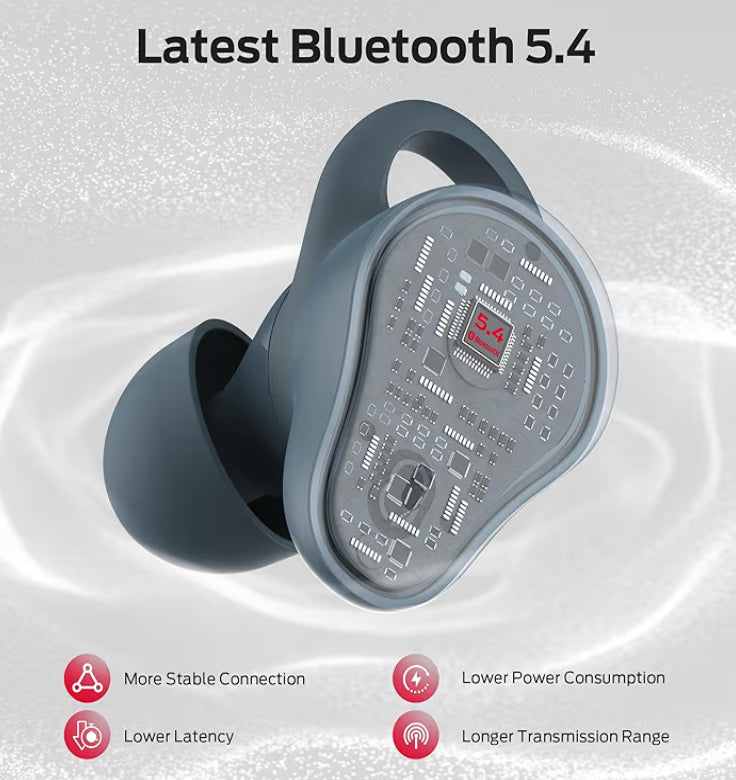 Monster N-Lite 210 Audífonos Inalámbricos, Auriculares Bluetooth 5.4, Drivers 13mm, Sonido Estéreo Inmersivo