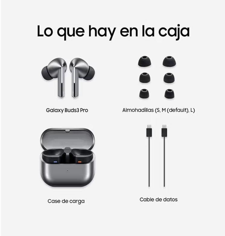 SAMSUNG Galaxy Buds 3 Pro AI True Auriculares inalámbricos Bluetooth