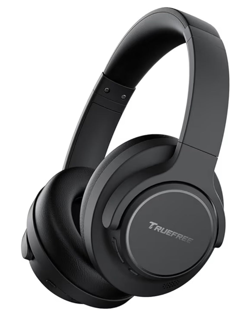 truefree Audífonos Inalámbricos Diadema, Bluetooth 6.0 Con controlador de 40 mm.