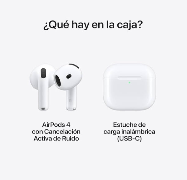 AirPods 4 de Apple – Sonido Inalámbrico Premium