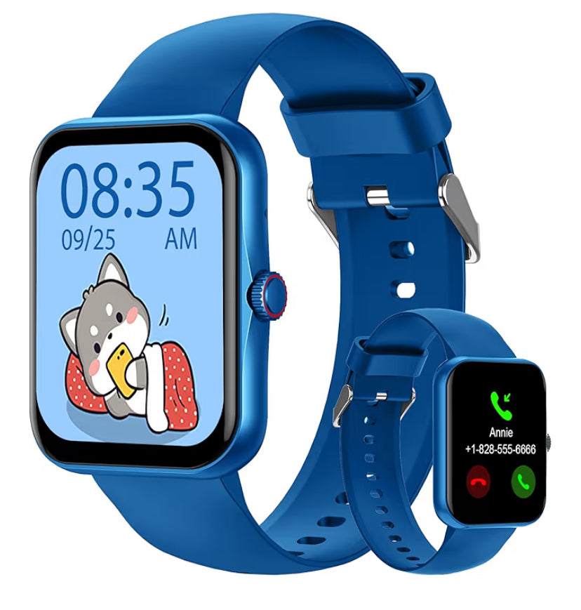 PTHTECHUS® Smartwatch para Niños y Niñas,1.83'' Reloj Inteligente con Llamada Bluetooth