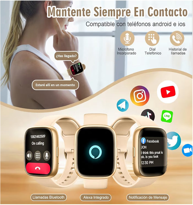 ⌚ Smartwatch Mujer con Alexa