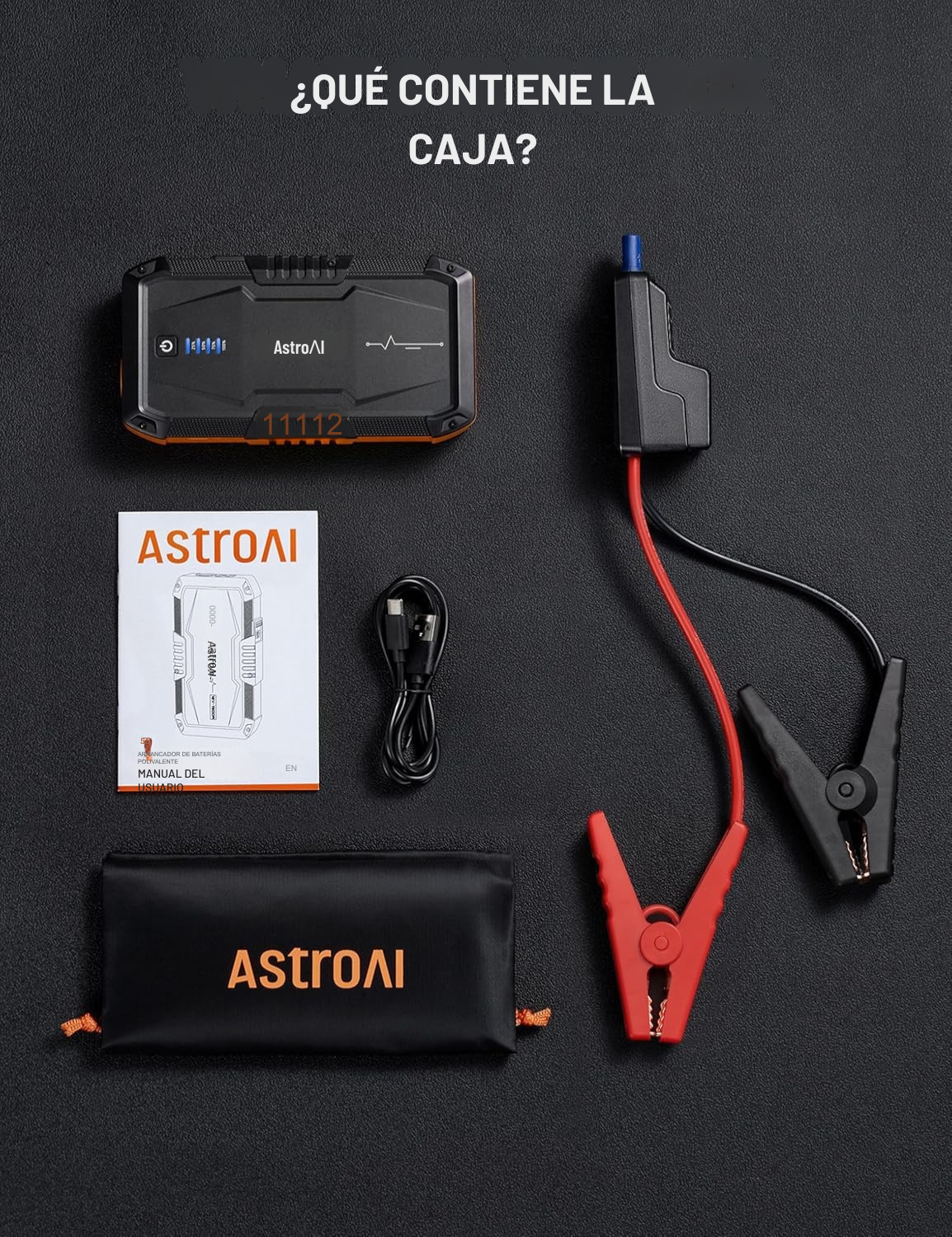 AstroAI Arrancador de Batería de Coche Portátil,