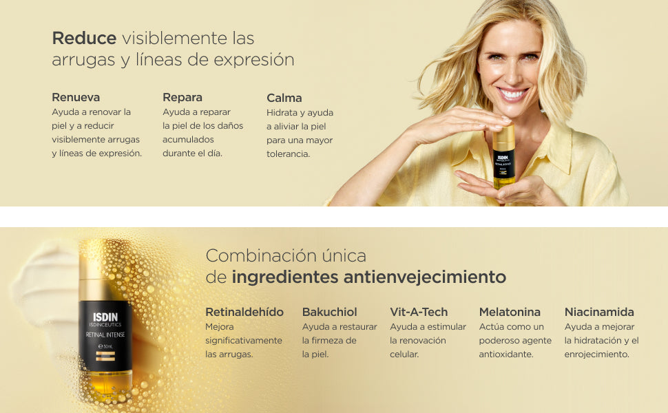 🔗 ISDINCEUTICS Retinal Intense 50 ml – Suero antiedad retinal para piel rejuvenecida 📍 Tienda: Un Mundo de Compras